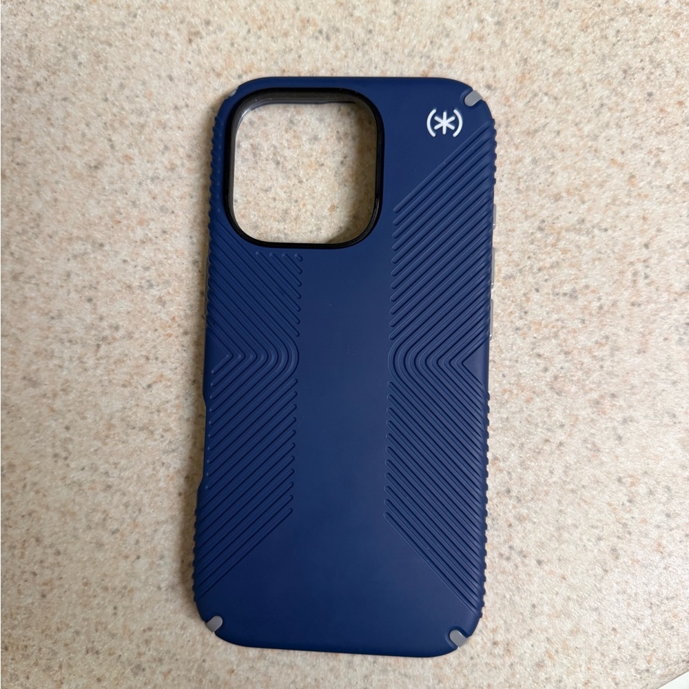 Blue Presidio2 Grip Apple iPhone 16 Pro Case